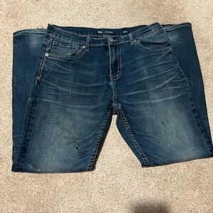 BKE Relaxed Fit Dark Blue Jeans